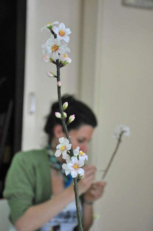 Kirei - Manualidades Japonesas - Modelado de flores - Curso manualidades Barcelona