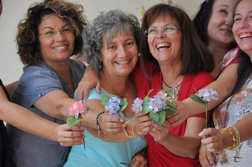 Kirei - Manualidades Japonesas - Modelado de flores - Curso manualidades Barcelona