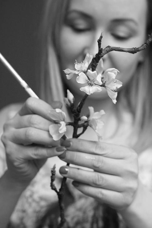 Kirei - Manualidades Japonesas - Modelado de flores - Curso manualidades Barcelona