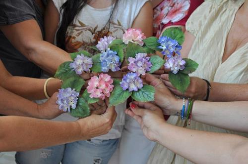 Kirei - Manualidades Japonesas - Modelado de flores - Curso manualidades Barcelona