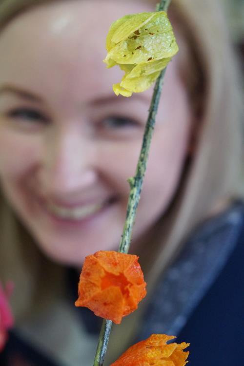 Kirei - Manualidades Japonesas - Modelado de flores - Curso manualidades Barcelona