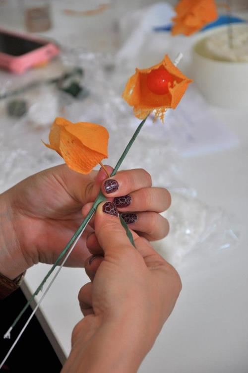 Kirei - Manualidades Japonesas - Modelado de flores - Curso manualidades Barcelona