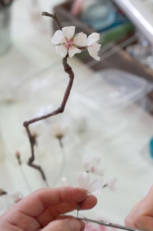 Kirei - Manualidades Japonesas - Modelado de flores - Curso manualidades Barcelona