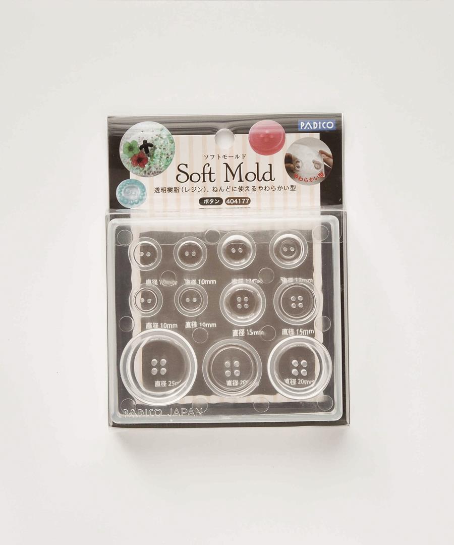 Molde flexible "Botones" | Kirei - Manualidades Japonesas - Modelado de flores - Curso manualidades Barcelona